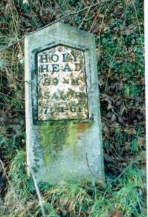 Title: Milestone approx 180 m to NW of Stone House,  PRN03396
File Size: 37.86 KB
Dimensions: 300px x 439px