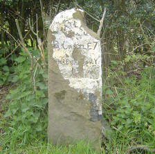 Title: A Colour Photograph of the Milestone at NGR SO 382 955 approximately 300m to North East of England Shelve Farmhouse.
File Size: 18.8 KB
Dimensions: 224px x 223px