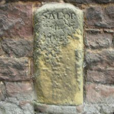 Title: A Colour Photograph of the Stone Milepost at NGR SJ 493 059 set in the front garden wall of the Old Vicarage Condover.
File Size: 15.43 KB
Dimensions: 223px x 223px