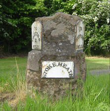 Title: A Colour Photograph of the Metal Milepost with Metal Plate at NGR SJ 650 309 approximately 40 metres West of Warran Farmhouse on the A41, at Stoke Heath.
File Size: 19.21 KB
Dimensions: 222px x 223px