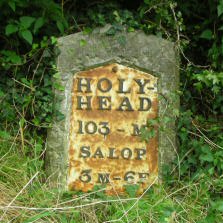 Title: A Colour Photograph of the Metal Milepost with Metal Plate at 
File Size: 19.71 KB
Dimensions: 223px x 223px