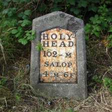 Title: A Colour Photograph of the Metal Milepost with Metal Plate at NGR SJ 428 156 approximately 125 metres south of Forton Cottages on the A5.
File Size: 18.47 KB
Dimensions: 223px x 223px