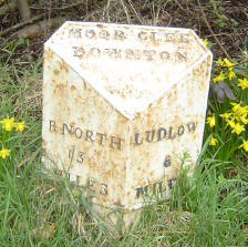 Title: A Colour Photograph of the Metal Milepost at NGR SO 580 808 at West Barn on the North side of the B4344 at Cleedownton.
File Size: 20.22 KB
Dimensions: 224px x 223px